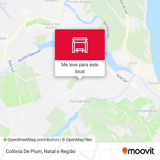 Colônia De Pium mapa