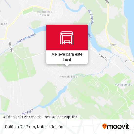 Colônia De Pium mapa