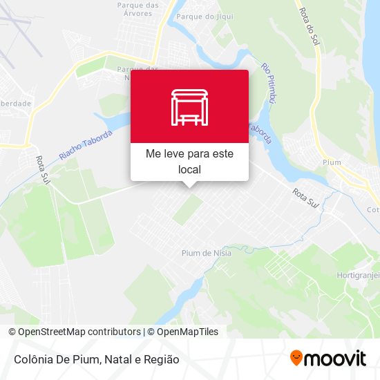 Colônia De Pium mapa