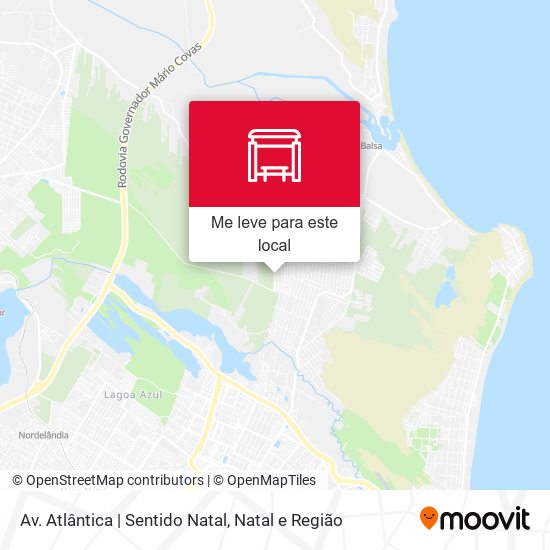 Av. Atlântica | Sentido Natal mapa