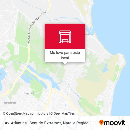 Av. Atlântica | Sentido Extremoz mapa