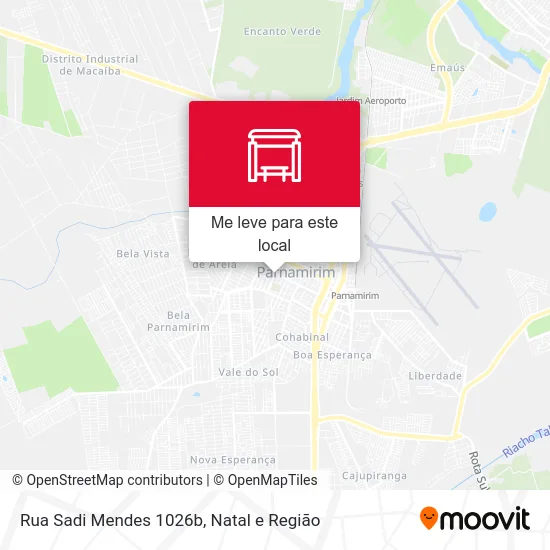 Rua Sadi Mendes 1026b mapa