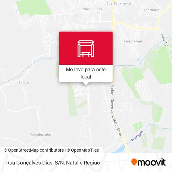 Rua Gonçalves Dias, S/N mapa