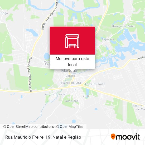 Rua Maurício Freire, 19 mapa