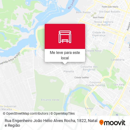 Rua Engenheiro João Hélio Alves Rocha, 1822 mapa