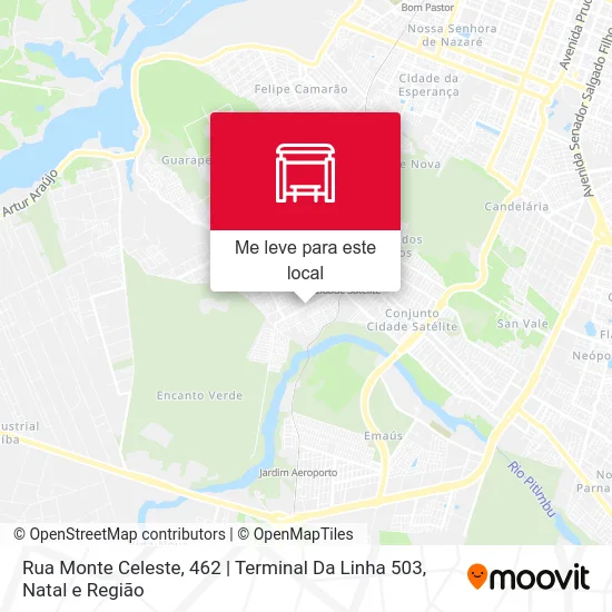 Rua Monte Celeste, 462 | Terminal Da Linha 503 mapa