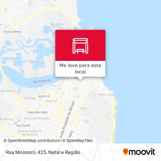 Rua Mossoró, 425 mapa