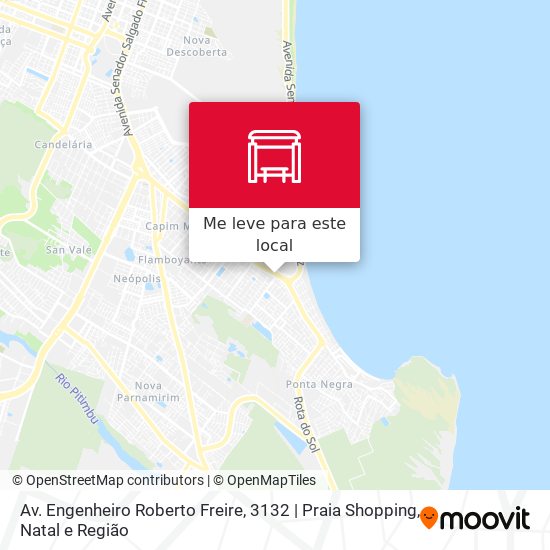 Av. Engenheiro Roberto Freire, 3132 | Praia Shopping mapa