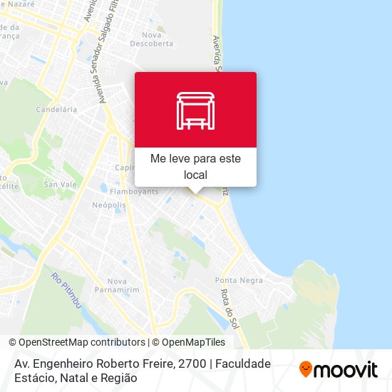 Av. Engenheiro Roberto Freire, 2700 | Faculdade Estácio mapa