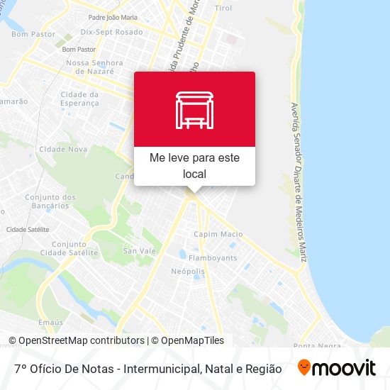 Rua Leôncio Etelvino De Medeiros, 2605 | 7º Ofício De Notas (Intermunicipais) mapa