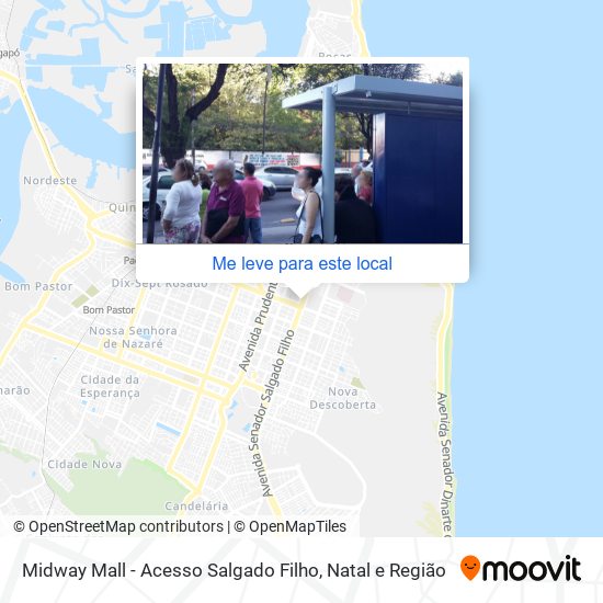 Midway Mall - Acesso Salgado Filho mapa