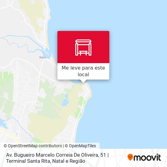 Av. Bugueiro Marcelo Correia De Oliveira, 51 | Terminal Santa Rita mapa