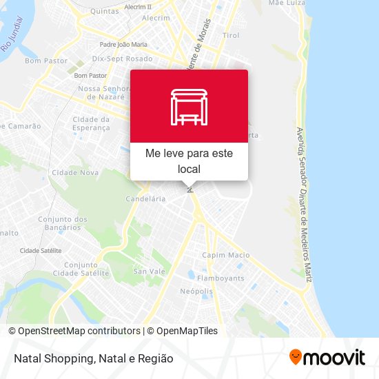 Av. Sen. Salgado Filho, 76 | Natal Shopping mapa