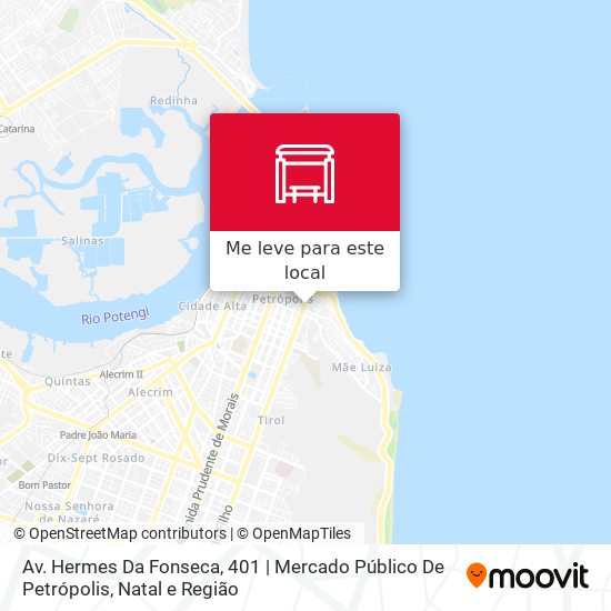 Av. Hermes Da Fonseca, 401 | Mercado Público De Petrópolis mapa