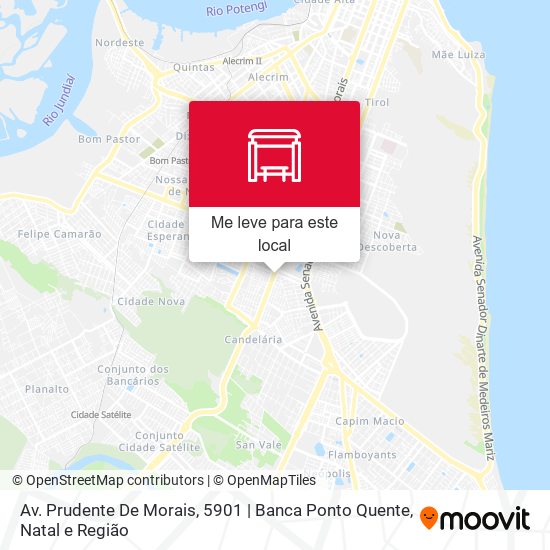 Av. Prudente De Morais, 5901 | Banca Ponto Quente mapa