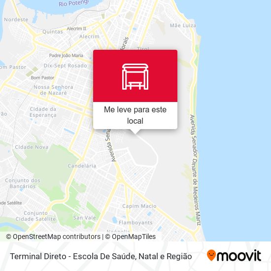 Terminal Direto - Escola De Saúde mapa