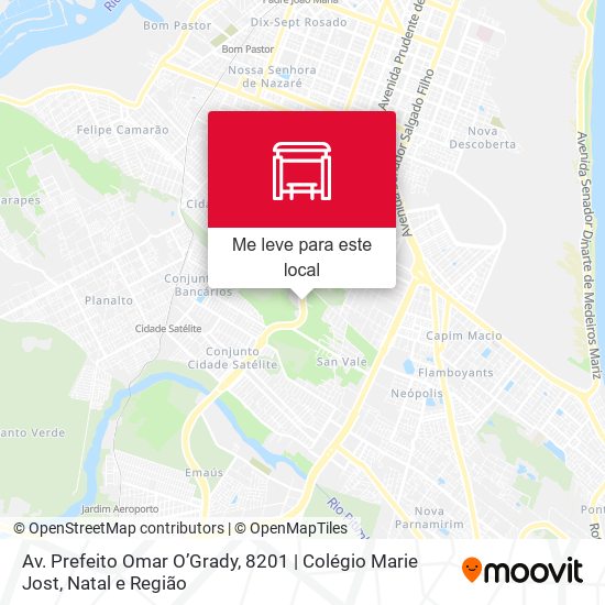 Av. Prefeito Omar O’Grady, 8201 | Colégio Marie Jost mapa