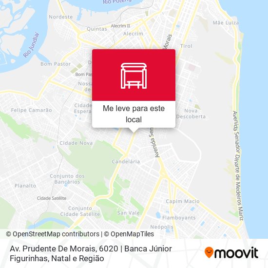 Av. Prudente De Morais, 6020 | Banca Júnior Figurinhas mapa