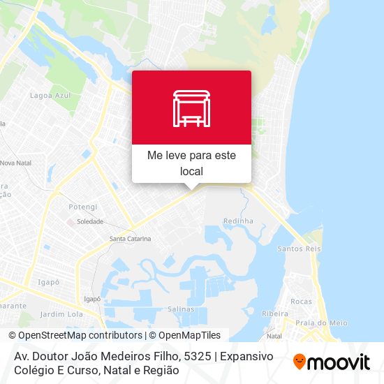 Av. Doutor João Medeiros Filho, 5325 | Expansivo Colégio E Curso mapa