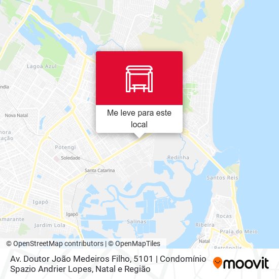 Av. Doutor João Medeiros Filho, 5101 | Condomínio Spazio Andrier Lopes mapa