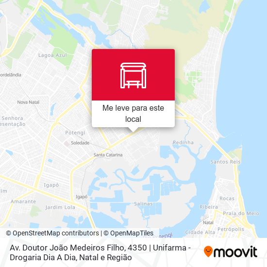 Av. Doutor João Medeiros Filho, 4350 | Unifarma - Drogaria Dia A Dia mapa