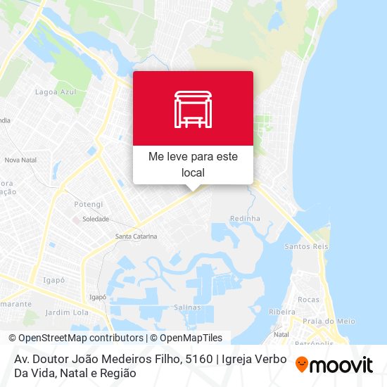 Av. Doutor João Medeiros Filho, 5160 | Igreja Verbo Da Vida mapa