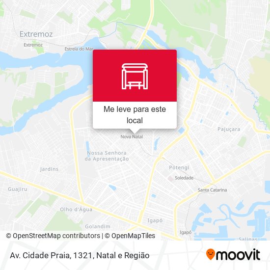 Av. Cidade Praia, 1321 mapa