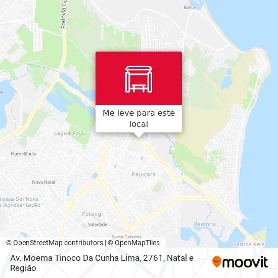 Av. Moema Tinoco Da Cunha Lima, 2761 mapa