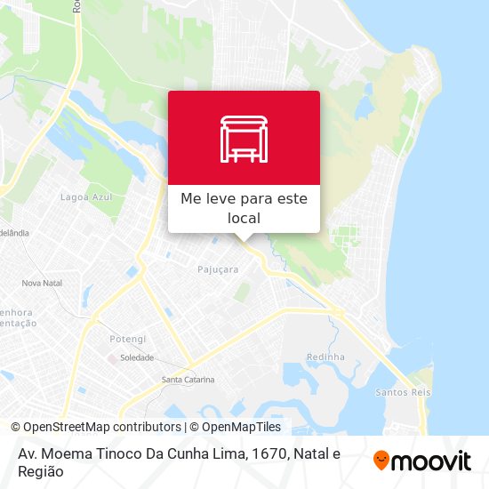 Av. Moema Tinoco Da Cunha Lima, 1670 mapa