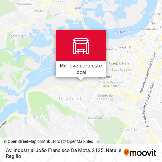 Av. Industrial João Francisco Da Mota, 2125 mapa