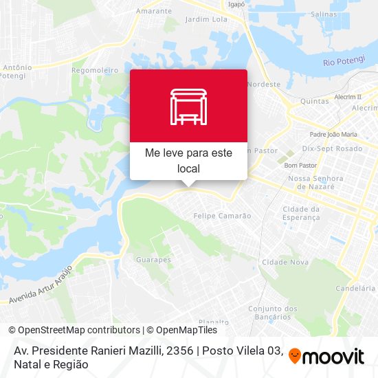 Av. Presidente Ranieri Mazilli, 2356 | Posto Vilela 03 mapa