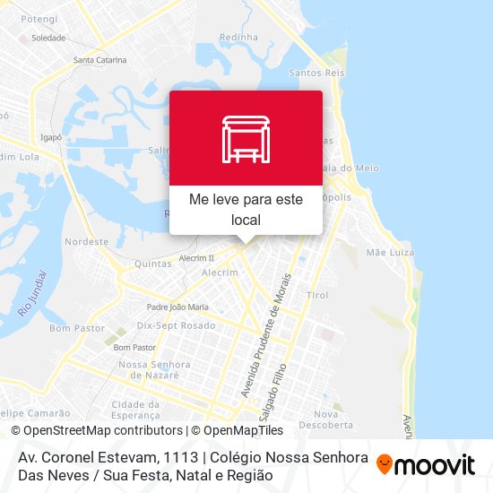 Av. Coronel Estevam, 1113 | Colégio Nossa Senhora Das Neves / Sua Festa mapa