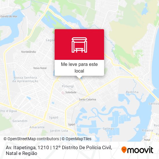 Av. Itapetinga, 1210 | 12º Distrito De Polícia Civil mapa
