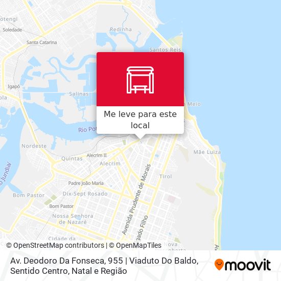 Av. Deodoro Da Fonseca, 955 | Viaduto Do Baldo, Sentido Centro mapa