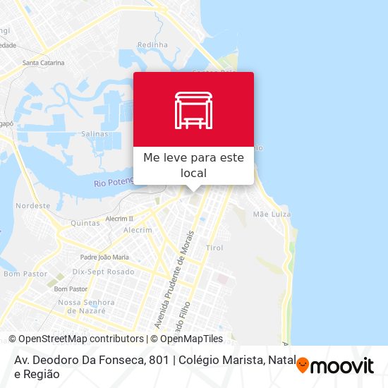 Av. Deodoro Da Fonseca, 801 | Colégio Marista mapa