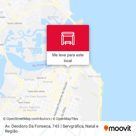 Av. Deodoro Da Fonseca, 743 | Servgráfica mapa