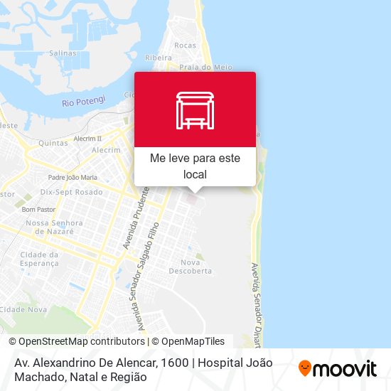 Av. Alexandrino De Alencar, 1600 | Hospital João Machado mapa