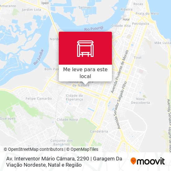 Av. Interventor Mário Câmara, 2290 | Garagem Da Viação Nordeste mapa