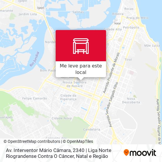 Av. Interventor Mário Câmara, 2340 | Liga Norte Riograndense Contra O Câncer mapa