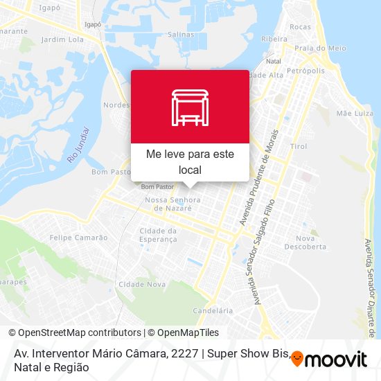 Av. Interventor Mário Câmara, 2227 | Super Show Bis mapa