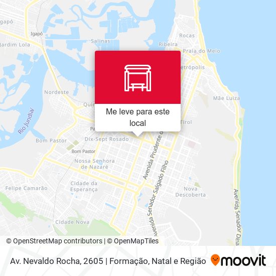 Av. Nevaldo Rocha, 2605 | Formação mapa