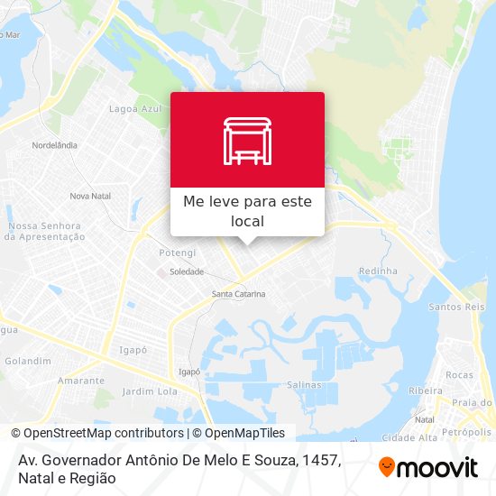Av. Governador Antônio De Melo E Souza, 1457 mapa