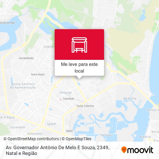 Av. Governador Antônio De Melo E Souza, 2349 mapa