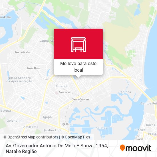 Av. Governador Antônio De Melo E Souza, 1954 mapa