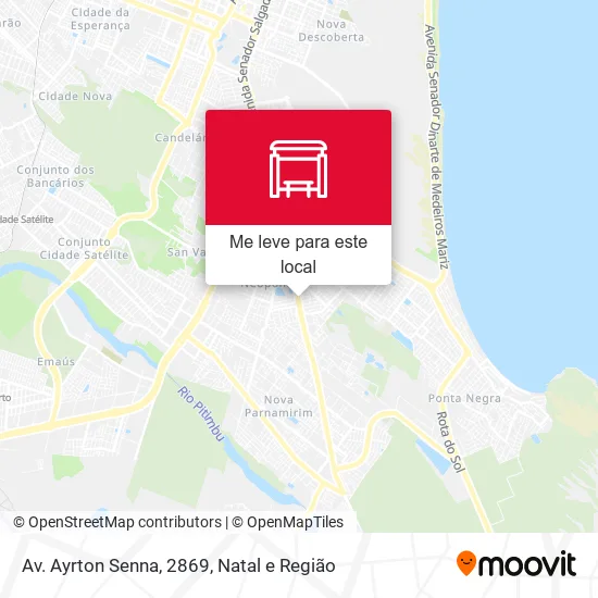Av. Ayrton Senna, 2869 mapa