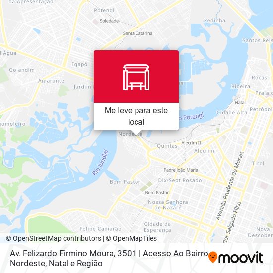 Av. Felizardo Firmino Moura, 3501 | Acesso Ao Bairro Nordeste mapa