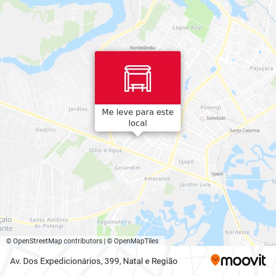 Av. Dos Expedicionários, 399 mapa