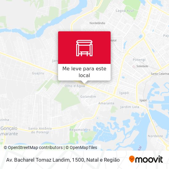 Av. Bacharel Tomaz Landim, 1500 mapa