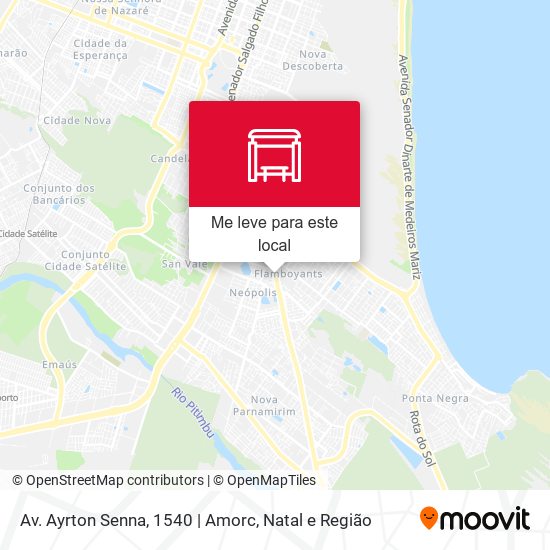 Av. Ayrton Senna, 1540 | Amorc mapa