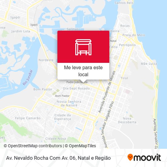 Av. Nevaldo Rocha Com Av. 06 mapa